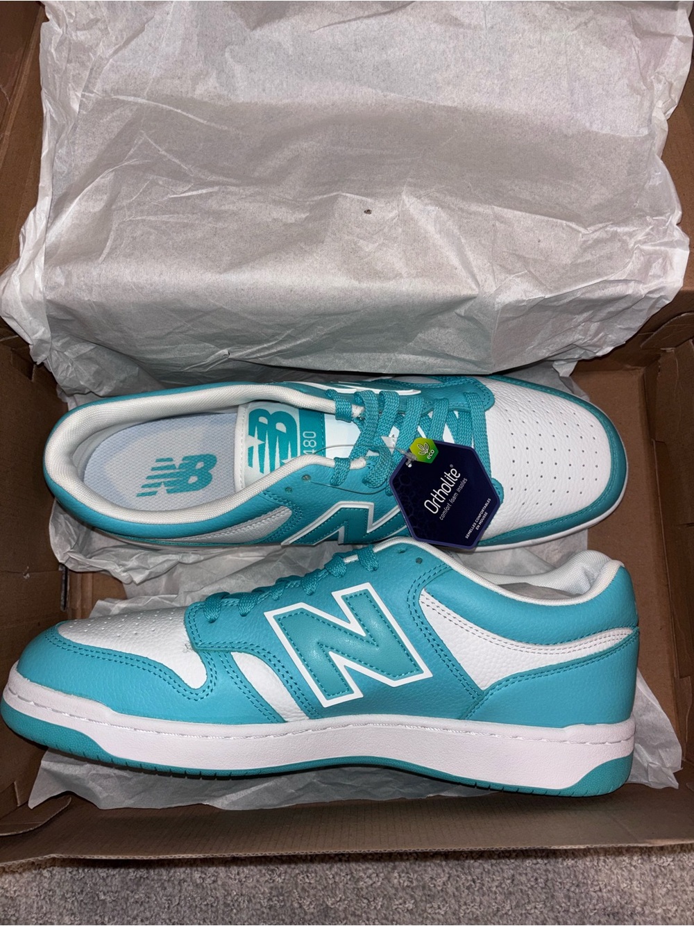 New Balance 480 Airyteal White Men’s 13 / Women’s 14.5 NIB